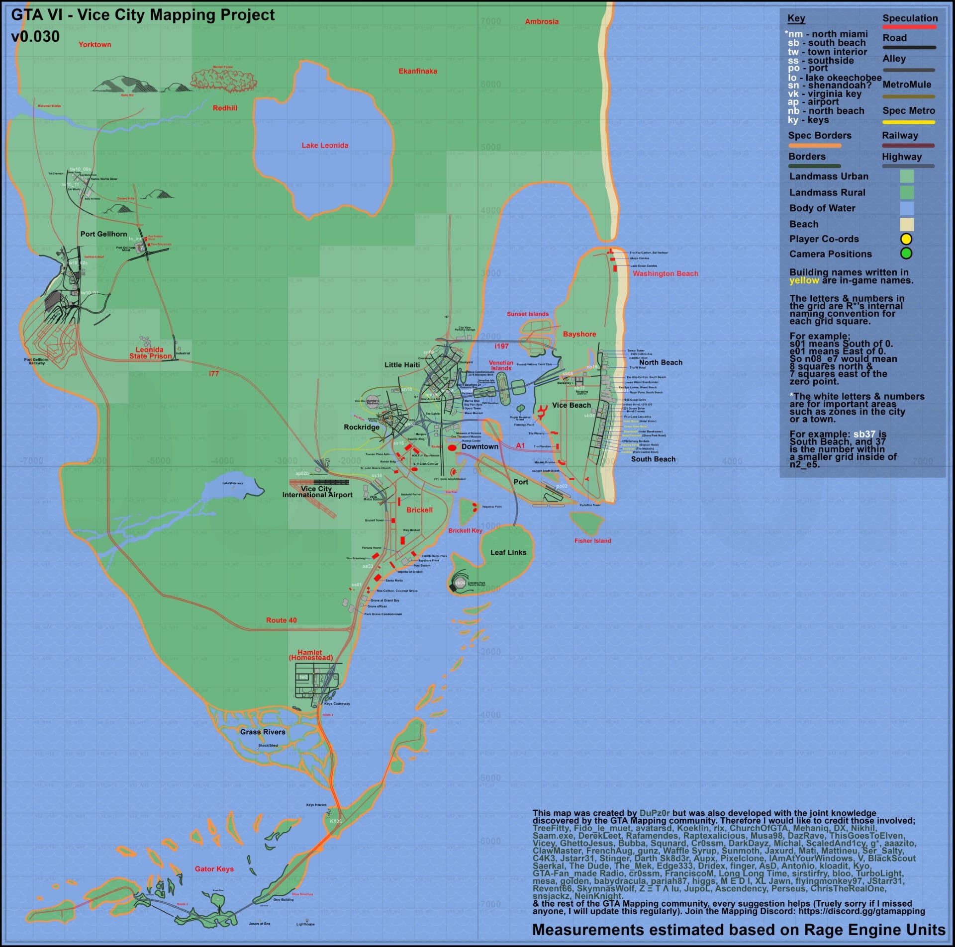 GTA 6 Leaked Map Rendition by Mapping Community
